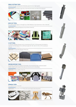 Cutting head for various applications for different industries