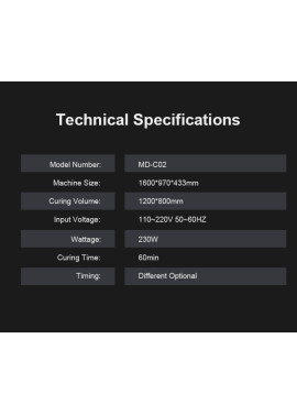 MD-C02 curing machine